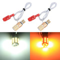 2 PCS T10 DC12V / 2.2W / 6000K / 160LM Car Auto Turn Lights / Running Lights (Turn: Yellow Light; Running: White Light), DC12V / 2.2W / 6000K / 160LM