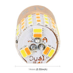 2 PCS T10 DC12V / 2.2W / 6000K / 160LM Car Auto Turn Lights / Running Lights (Turn: Yellow Light; Running: White Light), DC12V / 2.2W / 6000K / 160LM