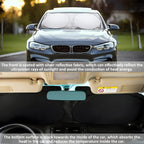 General Purpose Poncho Car Sun Visor Before The File, Size: 150cm x70cm, 150x70cm