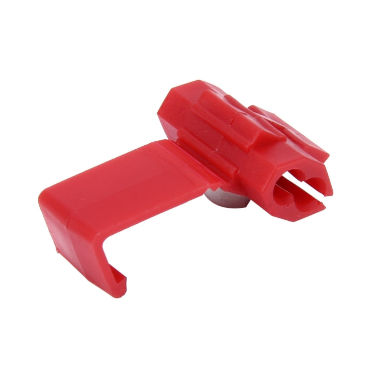 50 PCS Quick Splice Solderless Wire Terminals Connector, Red
