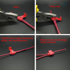 50 PCS Quick Splice Solderless Wire Terminals Connector, Red