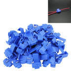 50 PCS Quick Splice Solderless Wire Terminals Connector, Blue