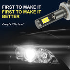 2 PCS EV15 880 / 881 DC9-32V / 6W / IP67 Car LED Double Color Fog Light, Cold White Light  + Amber Light, EV15 880 / 881