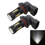 2 PCS MZ 10W 1080LM 5500K 9006 12 XB-D LED Car Front Fog Lights Car Fog Replacement Bulbs Driving Light, DC 12-24V, 9006