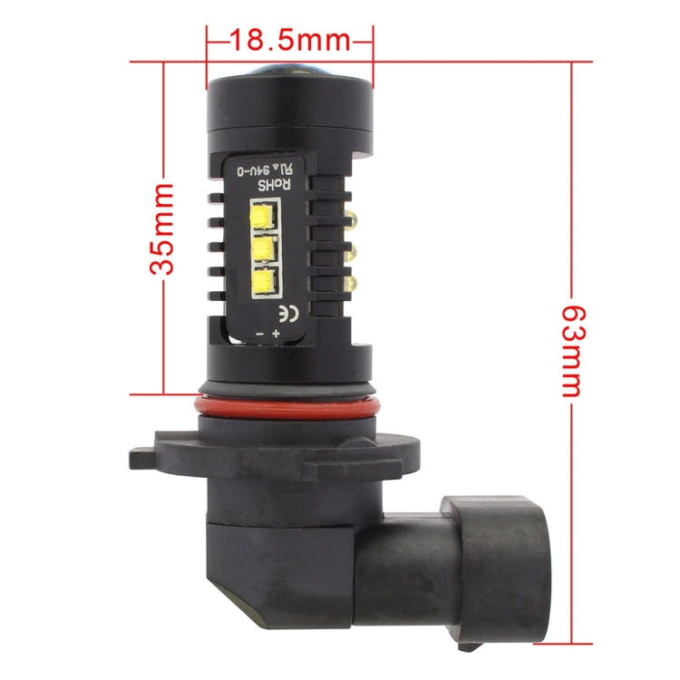 2 PCS MZ 10W 1080LM 5500K 9006 12 XB-D LED Car Front Fog Lights Car Fog Replacement Bulbs Driving Light, DC 12-24V, 9006