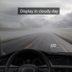 A200 OBD2 3.5 inch Vehicle-mounted Head Up Display Security System, Support Car Speed / Engine Revolving Speed Display / Water Temperature / Voltage, A200