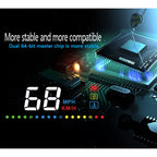 A200 OBD2 3.5 inch Vehicle-mounted Head Up Display Security System, Support Car Speed / Engine Revolving Speed Display / Water Temperature / Voltage, A200