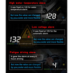 A200 OBD2 3.5 inch Vehicle-mounted Head Up Display Security System, Support Car Speed / Engine Revolving Speed Display / Water Temperature / Voltage, A200