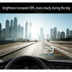 A200 OBD2 3.5 inch Vehicle-mounted Head Up Display Security System, Support Car Speed / Engine Revolving Speed Display / Water Temperature / Voltage, A200