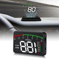 A900 OBD2 3.5 inch Vehicle-mounted Head Up Display Security System, Support Car Speed / Engine Revolving Speed Display / Water Temperature / Voltage / Driving Mileage, A900