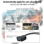 D5000 OBD2 5 inch Vehicle-mounted Head Up Display Security System, Support Car Speed / Engine Revolving Speed Display / Water Temperature / Battery Voltage / Detection and Elimination Fault Code, D5000