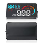 D2500 OBD2+GPS 4 inch Vehicle-mounted Head Up Display Security System, Support Car Speed / Engine Revolving Speed Display / Water Temperature / Battery Voltage / Running Speed & Direction & Distance, D2500
