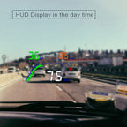T100 OBD2 4 inch Vehicle-mounted Head Up Display Security System, Support Car Speed / Engine Revolving Speed Display / Instantaneous Fuel Consumption / Detection and Elimination Fault Code, T100