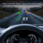T100 OBD2 4 inch Vehicle-mounted Head Up Display Security System, Support Car Speed / Engine Revolving Speed Display / Instantaneous Fuel Consumption / Detection and Elimination Fault Code, T100