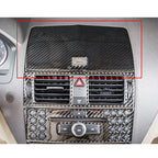 Car Dashboard Navigation Carbon Fiber Decorative Sticker for Mercedes-Benz W204 2007-2010, Dashboard Navigation