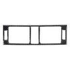 Car Dashboard Air Conditioning Frame Carbon Fiber Decorative Sticker for Mercedes-Benz W204 2007-2013, Dashboard Air Conditioning Frame