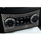 Car Air Conditioning Frame Carbon Fiber Decorative Sticker for Mercedes-Benz W204 2007-2010, Air Conditioning Frame