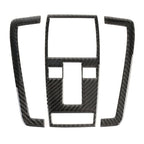 3 PCS Car Front Dome Light Panel Carbon Fiber Decorative Sticker for Mercedes-Benz W204 2007-2013, Front Dome Light Panel