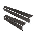 4 PCS Car Door Panel Carbon Fiber Decorative Sticker for Mercedes-Benz W204 2007-2013, Door Panel