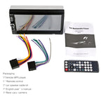 7018B 7.0 inch HD Touch Screen Dual DIN Car Radio Bluetooth Stereo MP3 / MP4 / MP5 Player with Remote Control, with Rearview Camera, 6800 Module, Support  FM / TF Card / USB Flash Disk, 7018B