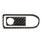 2 PCS Car Passenger Seat Storage Box Handle Carbon Fiber Decorative Sticker for Mercedes-Benz W204 2007-2013, Passenger Seat Storage Box Handle