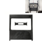2 PCS Car Rear Air Outlet Frame Carbon Fiber Decorative Sticker for Mercedes-Benz W204 2007-2013, Rear Air Outlet Frame