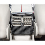 2 PCS Car Rear Air Outlet Frame Carbon Fiber Decorative Sticker for Mercedes-Benz W204 2007-2013, Rear Air Outlet Frame