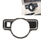 3 PCS Car Headlight Switch Panel Carbon Fiber Decorative Sticker for Mercedes-Benz W204 2007-2013, Headlight Switch Panel