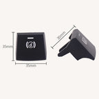 Auto Parking Switch Cover Replacement Handbrake P Key Button 61316822518 for BMW 5 / 6 Series 2009-2014/06, Parking Switch Cover for BMW 5 / 6 Series 2009-2013
