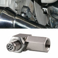 90 Degree Car Oxygen Sensor Spacer Engine Light CEL Check Bung Mini Catalytic Converter M18 x 1.5, 90 Degree