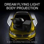 2 PCS DC 8-36V Ghost Shadow Courtesy Angel Wings Projection Lamp Car Door LED Welcome Lights, Red, White, Cold Blue, Blue