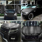 8m * 0.5m Ice Blue Metallic Matte Icy Ice Car Decal Wrap Auto Wrapping Vehicle Sticker Motorcycle Sheet Tint Vinyl Air Bubble Sticker, 8m * 0.5m