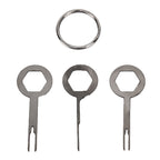 3 PCS Auto Car Plug Circuit Board Wire Harness Terminal Extraction Pick Connector Crimp Pin Back Needle Remove Tool, 3 PCS