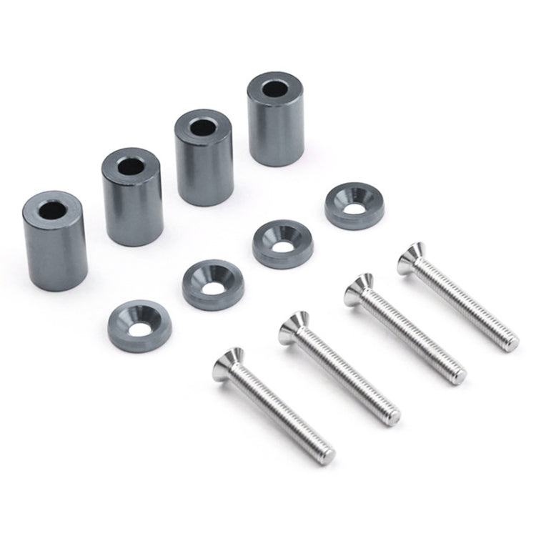 4 PCS Car Modified Isolation Column Engine Cover Blocked Up Screw Engine Turbine Ventilation Gasket Screw Washer