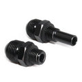 2 PCS Car Transmission Oil Cooler Adapters  AN8-1/4NPS Threaded Joints, AN8-1/4NPS