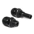 2 PCS Car Transmission Oil Cooler Adapters  AN8-1/4NPS Threaded Joints, AN8-1/4NPS