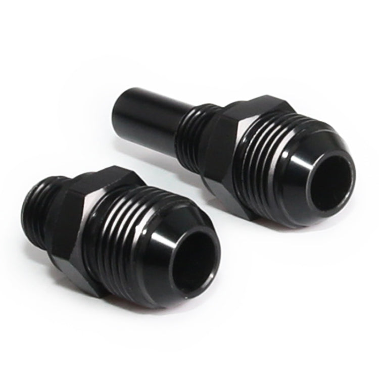 2 PCS Car Transmission Oil Cooler Adapters  AN8-1/4NPS Threaded Joints, AN8-1/4NPS