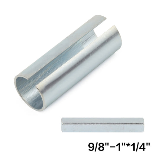 1 inch to 9/ 8 inch Gas Engine Pulley Crank Shaft Sleeve Adapter Predator with 1/4 inch Keystock, AP20