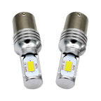 2 PCS Decode 1156/BA15S 72W LED Bulbs Light Car Auto Turn Lamp Backup Light, DC 12-24V, White, Yellow