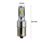 2 PCS Decode 1156/BA15S 72W LED Bulbs Light Car Auto Turn Lamp Backup Light, DC 12-24V, White, Yellow