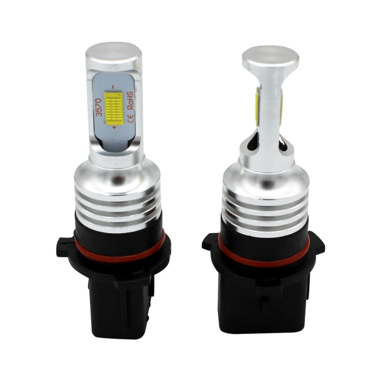 2 PCS P13w 72W 1000LM 6000-6500K Super Bright White Light Car Fog LED Bulbs, DC 12-24V, P13, P13/PSX26W