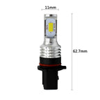 2 PCS P13w 72W 1000LM 6000-6500K Super Bright White Light Car Fog LED Bulbs, DC 12-24V, P13, P13/PSX26W
