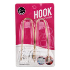 2 PCS Metal Headrest Car Hooks, Gold