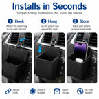 Car Air Vent Mobile Cellphone Pocket Bag Pouch Box Storage Organizer Carrying Case