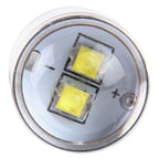 2 PCS T25/3157 Dual Wires 2300 LM 6000K 30W White Light 6 LED CREE Canbus Car Brake Light Bulb, DC 12V, T25