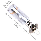 2 PCS H1 30W 350 LM 6000K White Light CREE 6 LED Car Fog Light Bulb, DC 12V, H1