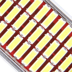 2 PCS DC 12V 6W 41MM Bicuspid Car Door Lamps Registration Mark light Dashboard Dome Door Lights LED Reading Lamp with 33 LED SMD 3014 Lights White, 41MM
