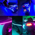 5 PCS Flow Style 45 LED 3528 SMD Waterproof Flexible Car Strip Light for Car Decoration, DC 12V, Length: 90cm, 90cm Blue, 90cm Pink, 90cm Green, 90cm Ice blue, 90cm Red, 90cm White, 90cm Yellow