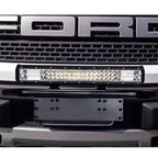 Universal License Plate Bumper Frame for Off-Road Jeep LED Work Light Bar Mounting Bracket with Front Bucket, Universal License Plate Bumper Fram, Universal License Plate Bumper Frame