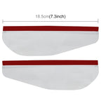 1 Pair Car Rearview Mirror Rain Blades Car Back Mirror Eyebrow Rain Cover Car Rearview Mirror Eyebrow Covers Flexible Protection Rainproof Decoration Accessories, 3R-2101